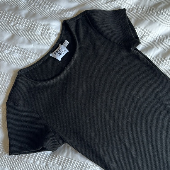 Princess Polly CLASSIC MINI DRESS BLACK - Picture 4 of 5
